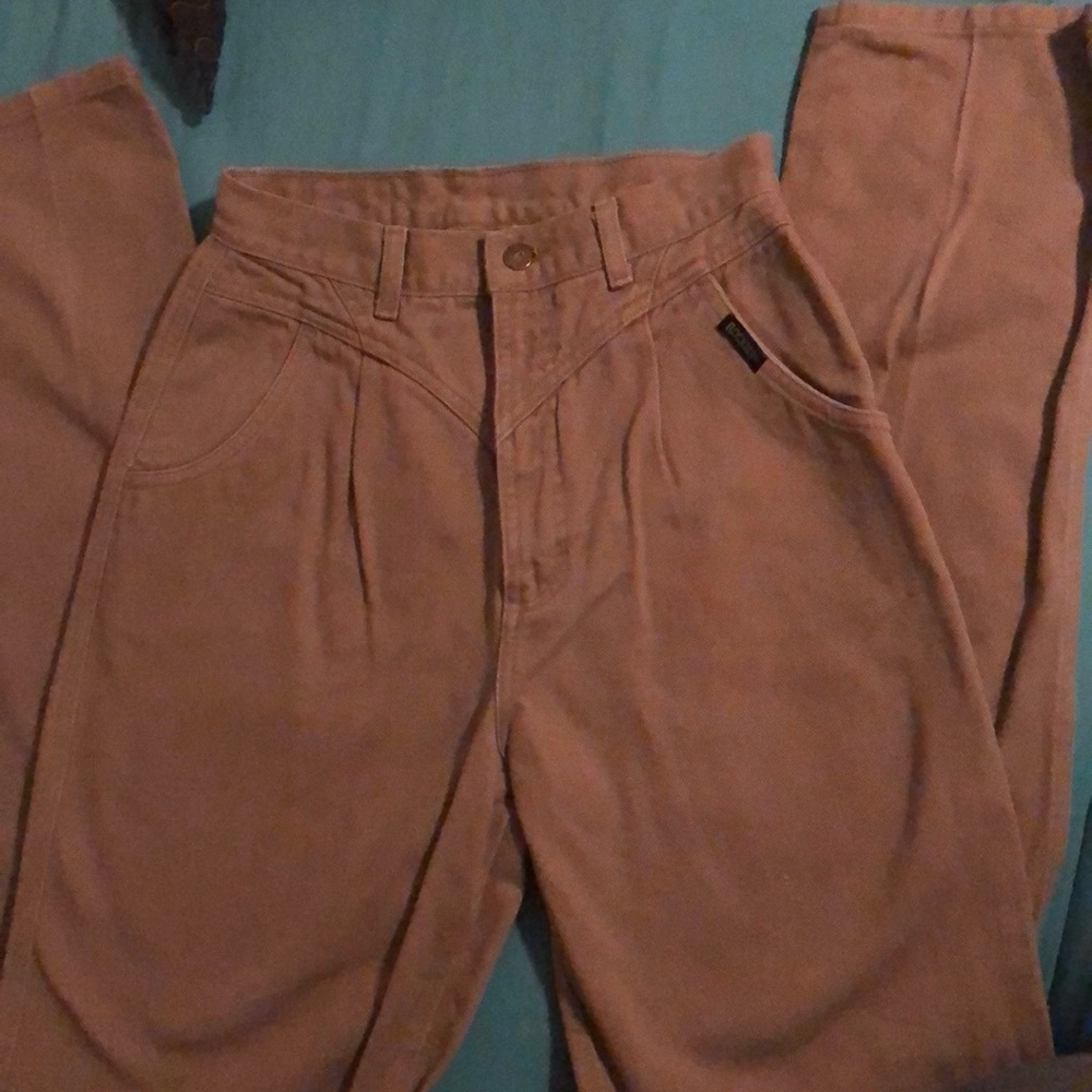 RARE VINTAGE tan Rocky Mountain jeans